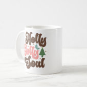 Mug Holly Jolly Soul Retro Vacances de Noël Super (Devant gauche)