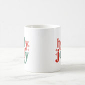 Mug Holly Jolly - Typographie des Fêtes Rétro (Centre)