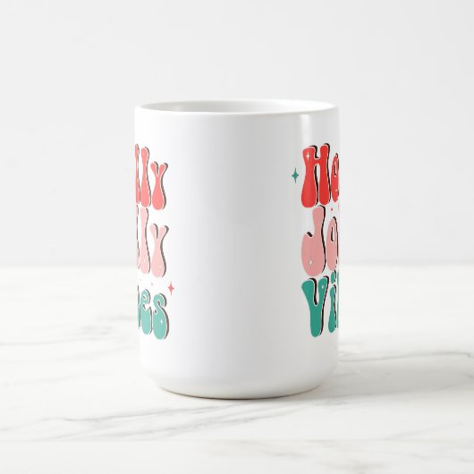 Mug Holly Jolly Vibes Noël Super (Centre)