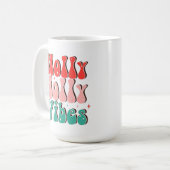 Mug Holly Jolly Vibes Noël Super (Devant gauche)