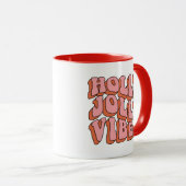 Mug Holly Jolly Vibes - Retro Holiday Cheval (Devant droit)