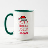 Mug Holly Jolly Xmas (Gauche)