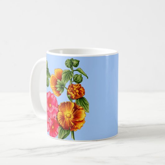 Mug hollyhocks (Devant gauche)
