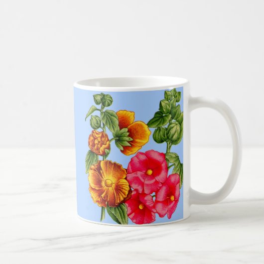 Mug hollyhocks (Droite)