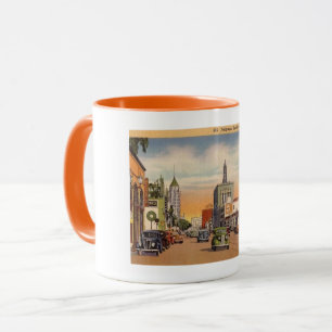 Mug Hollywood Boulevard, Hollywood, Californie Vintage