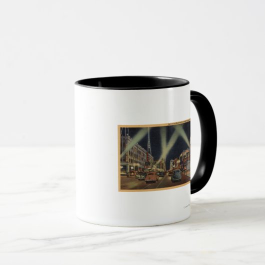 Mug Hollywood, CANight View of Hollywood Blvd. (Devant droit)