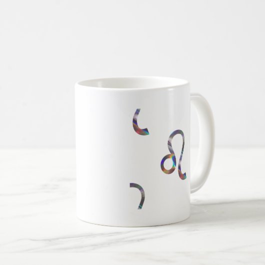 Mug hologramme Leo (Devant droit)