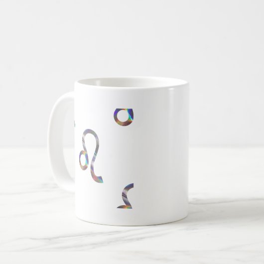 Mug hologramme Leo (Devant gauche)