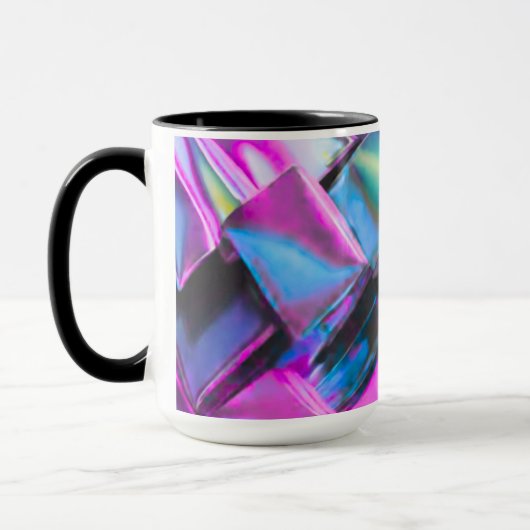 Mug Holographic Neon Glow Aesthetic  (Gauche)