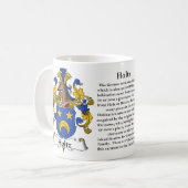 Mug Holtz, l'origine, la signification et la crête (Devant gauche)