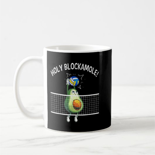 Mug Holy Blockamole Volleyball Shirt Player Blocker Av (Gauche)