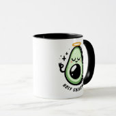 Mug Holy Guacamole Zen Avocado – Mindful Morning (Devant droit)
