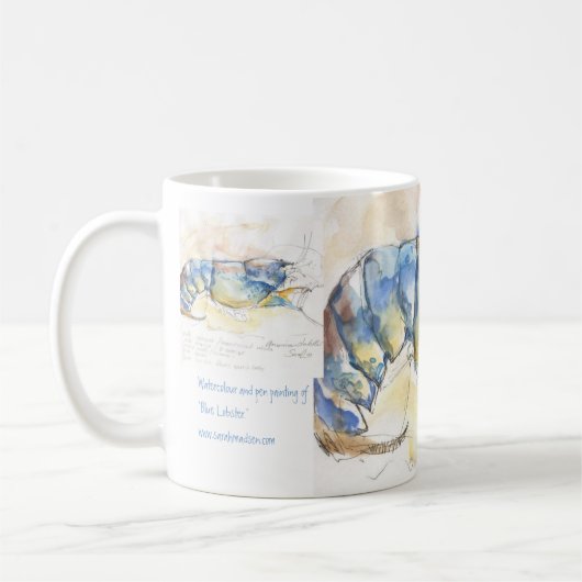 Mug Homard bleu (Gauche)