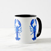 Mug Homard bleu (Devant droit)