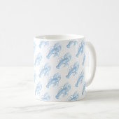 Mug Homard bleu (Devant droit)