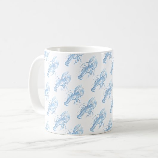 Mug Homard bleu (Devant gauche)
