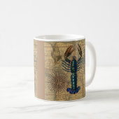 Mug Homard Coquillages Fruits de mer Maine Classique O (Devant droit)