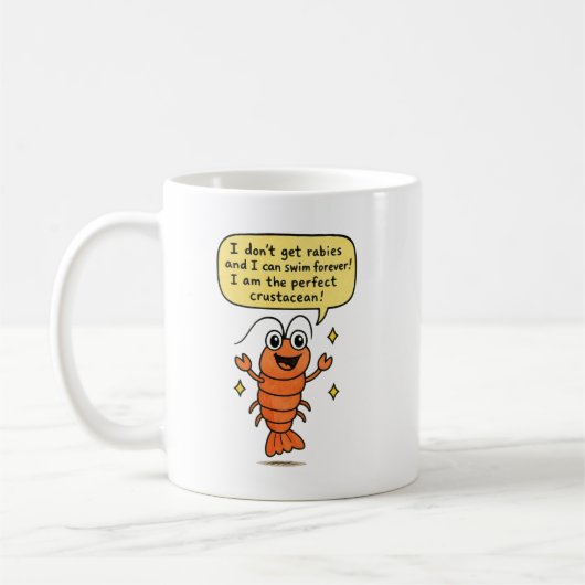 Mug Homard de Crustacés Parfait (Gauche)