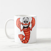 Mug Homard de sourire drôle (Gauche)