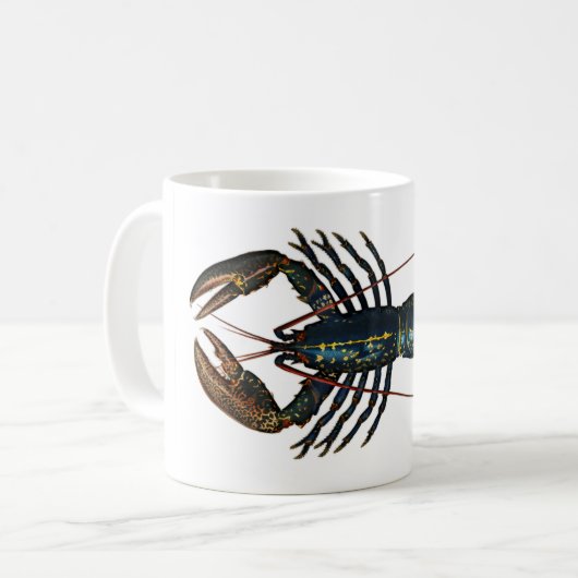 Mug Homard - Design Vintage (Devant gauche)