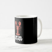 Mug Homard dit non au pot (Devant droit)