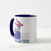 Mug Homard drôle (Devant gauche)