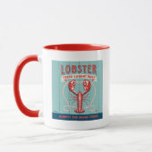 Mug Homard frais pris tous les jours | Maine (Gauche)