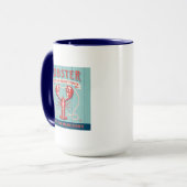 Mug Homard frais pris tous les jours | Maine (Devant gauche)