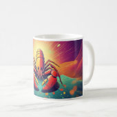 Mug Homard psychédélique Art Océan (Devant droit)