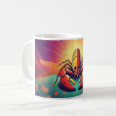 Mug Homard psychédélique Art Océan (Devant gauche)