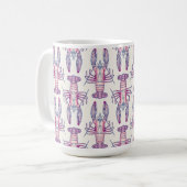 Mug Homard rose (Devant gauche)