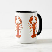 Mug Homard rouge (Devant droit)