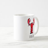 Mug Homard rouge (Devant droit)