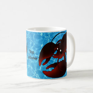 Mug Homard rouge caricature mignon