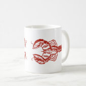 Mug homard vintage (Devant droit)