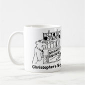 Mug Home Brew Shop Inflatable Barmaid. Boire de bière (Gauche)