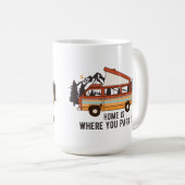 Mug Home est l'endroit où vous le garez (Devant droit)