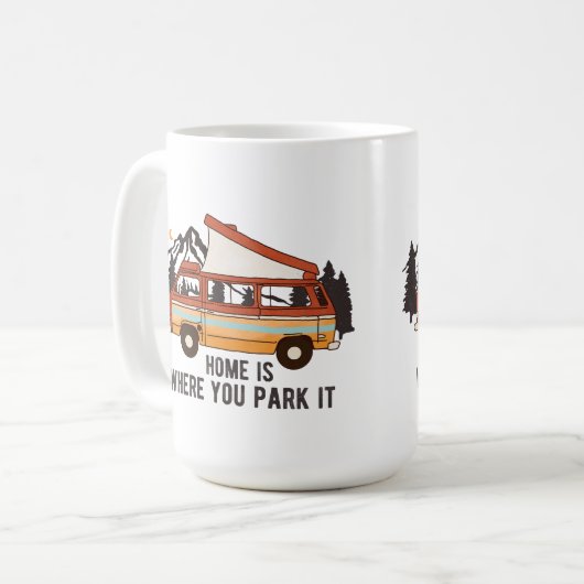 Mug Home est l'endroit où vous le garez (Devant gauche)