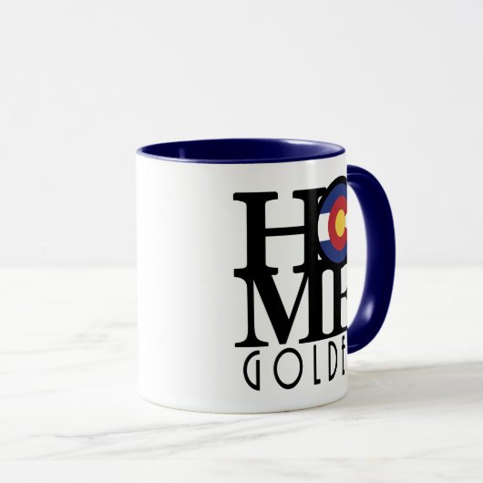 Mug HOME Golden CO (Devant droit)