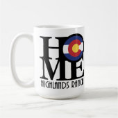 Mug HOME Highlands Ranch Colorado 15oz (Gauche)