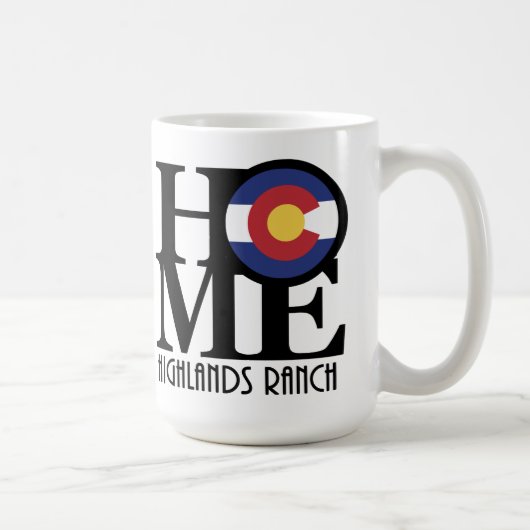 Mug HOME Highlands Ranch Colorado 15oz (Droite)