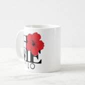Mug HOME Hilo Hawaii Red 11oz (Devant gauche)
