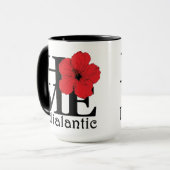 Mug HOME Indialantic Red Hibiscus 15oz (Devant gauche)