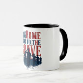 Mug Home of the Brave Salute Tee (Devant droit)