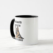 Mug Home Security Powered by German Shepherd (Devant gauche)