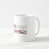 Mug Home Sweet Alabama American State Flag Hearts (Devant droit)