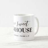 Mug Home Sweet Farmhouse Monogramme (Devant droit)