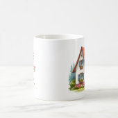 Mug Home Sweet Home Aquarelle Cottage Cute House (Centre)