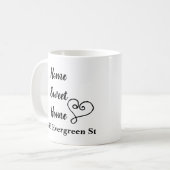 Mug Home Sweet Home Famille Ménage Cadeau (Devant gauche)