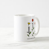 Mug Home Sweet Home Flower (Devant droit)